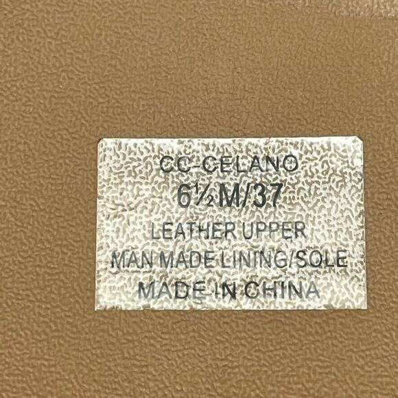 CORSO COMO Sandals Womens 6.5 Celano Black Leather Ankle Strap Buckle - Picture 9 of 11